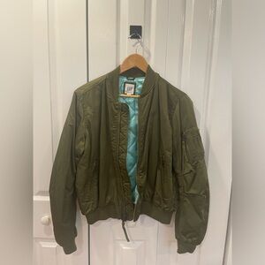 GAP green bomber jacket